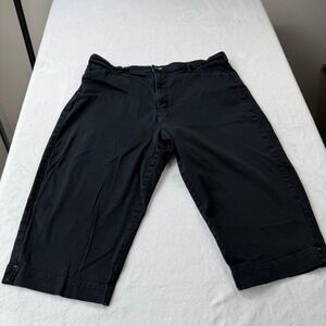 Lee Capri Pants Womens 22WM Black Good Stretch Cotton Blend LAPH36261